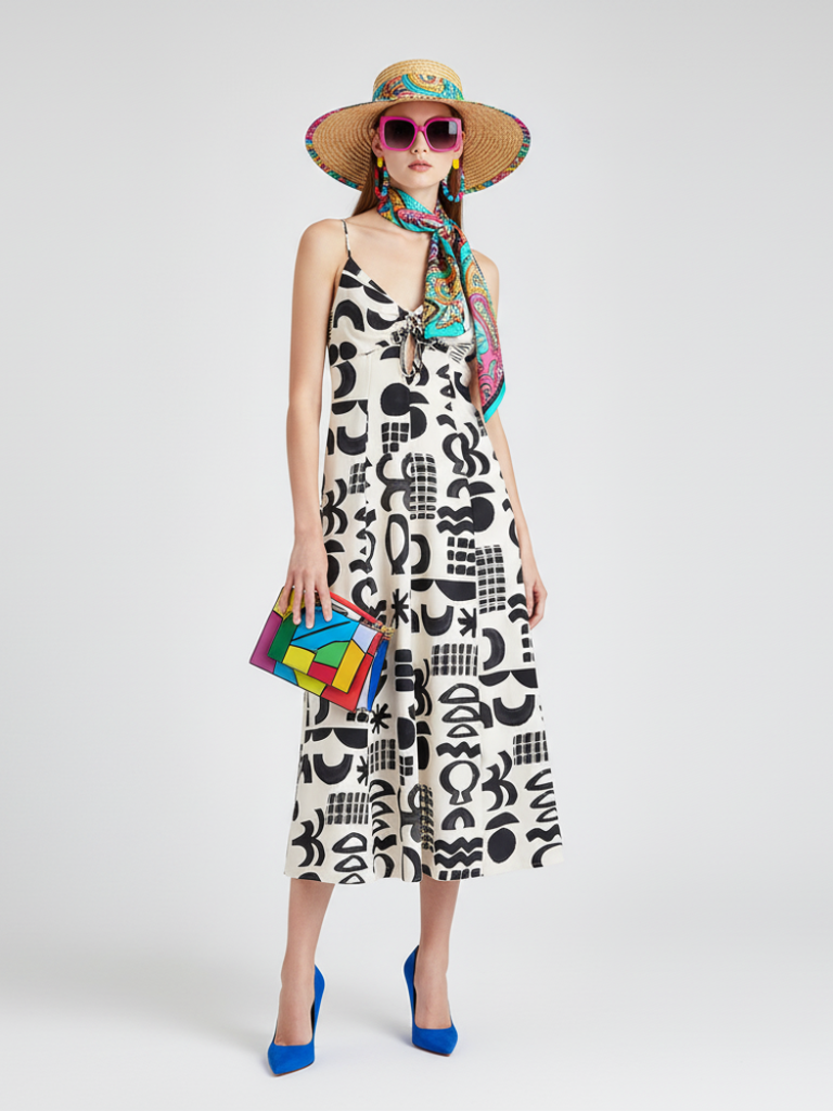 Robe trapèze à fleurs, Dumbo | Femme - BYMANYC ® New York